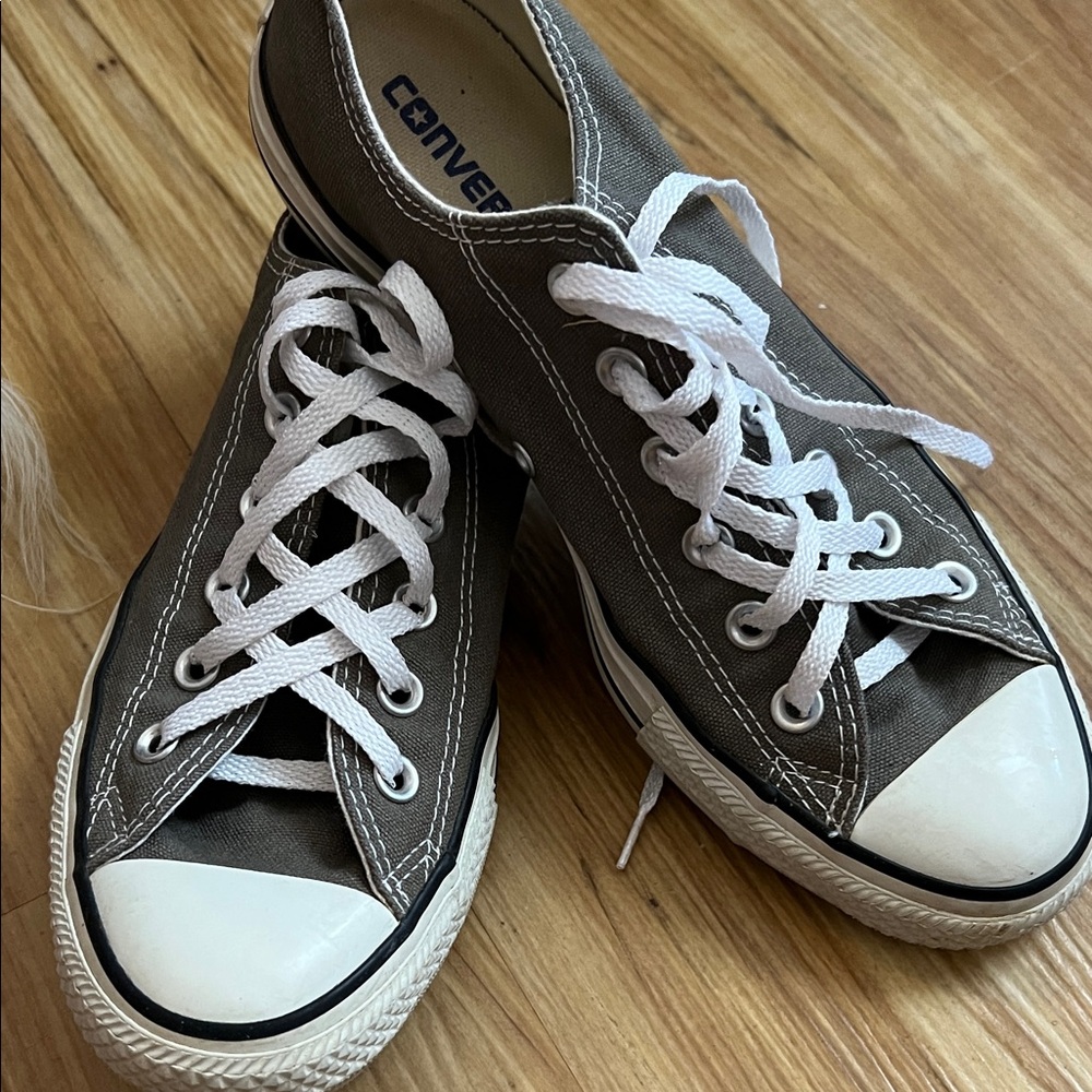 Converse All Star Gray and White Sneakers